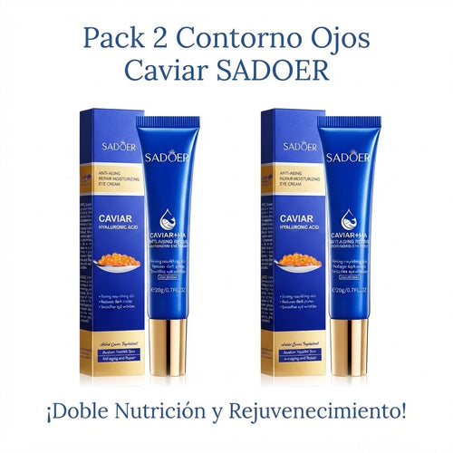 Contorno de ojos Caviar Sadoer · Pack de 2 · Envase del proveedor