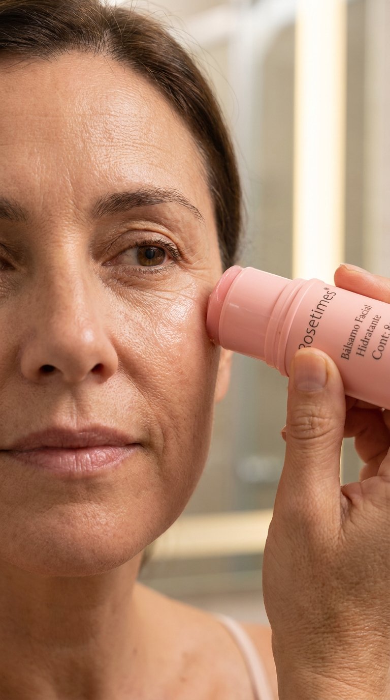 Bálsamo facial hidratante en barra