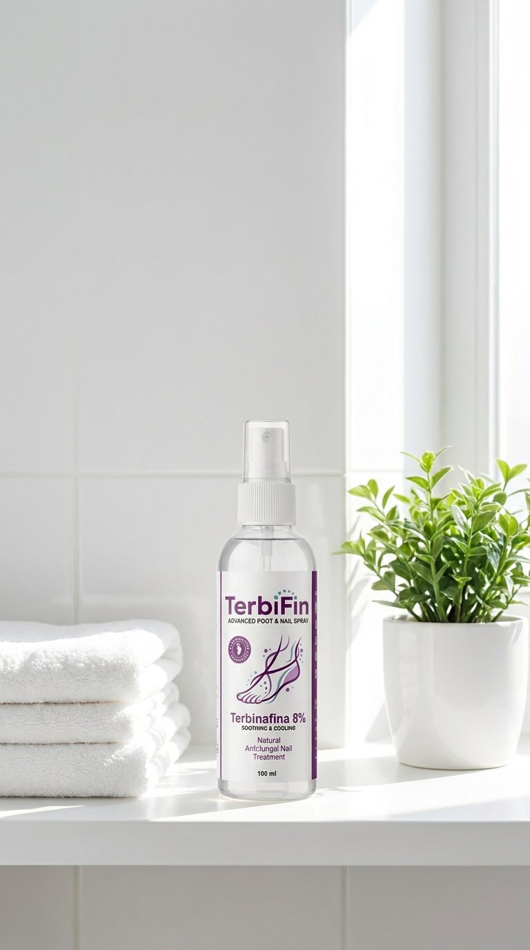 TerbiFin · Spray con terbinafina para pies y uñas